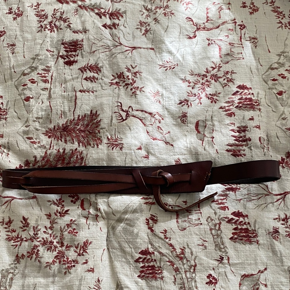 Brown Leather Belt